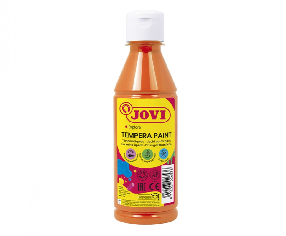 Гуашь JOVI, оранжевая, 250мл